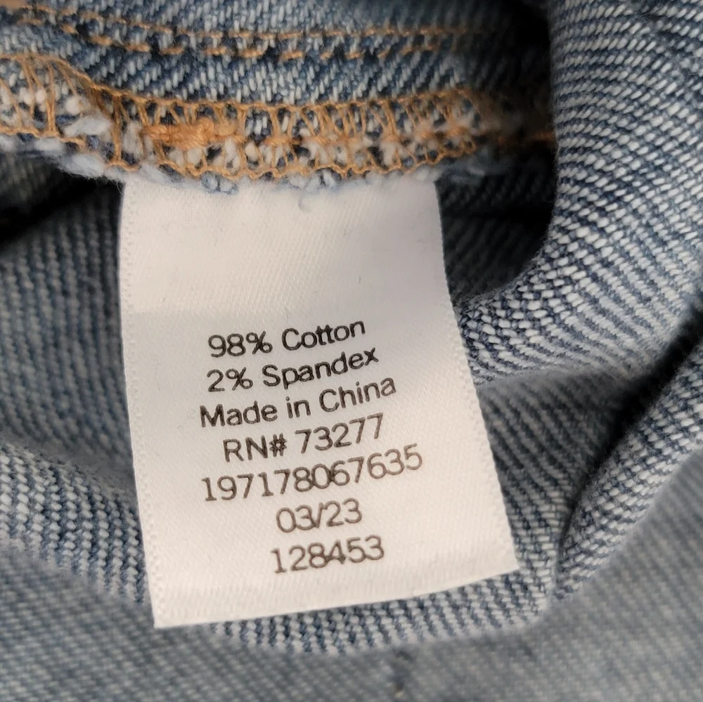 Soho Juniors sz 5/27 LIKE NEW Flare Hippy Boho Leather Vintage 70's Jeans Y2K - Picture 6 of 12